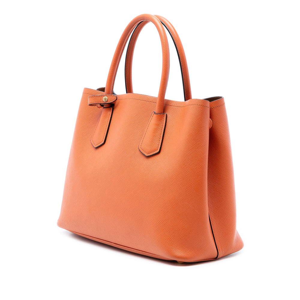 Pre-Loved Prada Medium Saffiano Cuir Double Handle Satchel - Picture 2 of 7